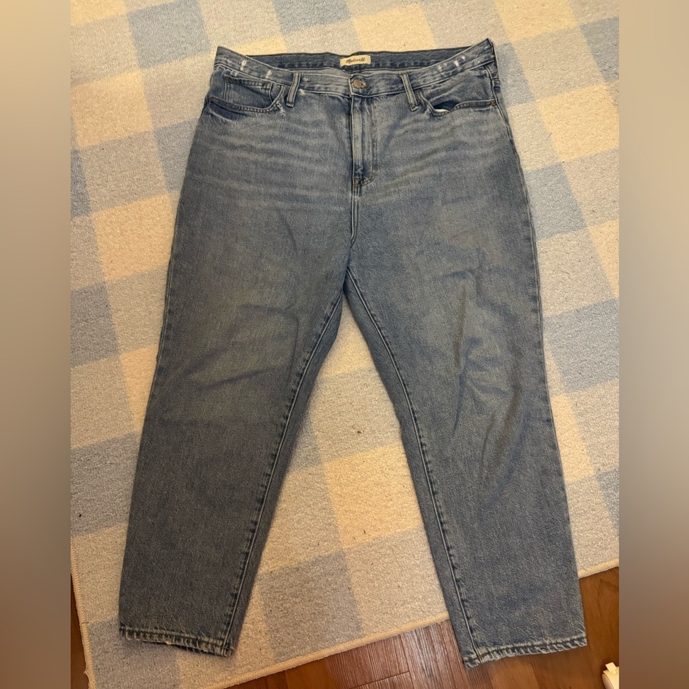 Madewell Classic Blue Denim mom Jeans